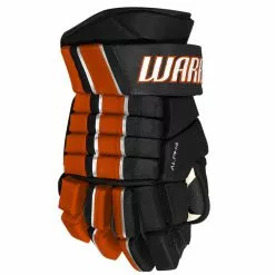 WARRIOR ALPHA FR PRO SENIOR HOCKEY GLOVES -Outlet Warrior Store WARRIOR ALPHA FR PRO SENIOR HOCKEY GLOVES BLACK ORANGE