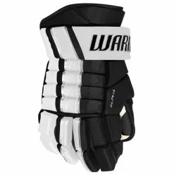 WARRIOR ALPHA FR PRO SENIOR HOCKEY GLOVES -Outlet Warrior Store WARRIOR ALPHA FR PRO SENIOR HOCKEY GLOVES BLACK wHITE