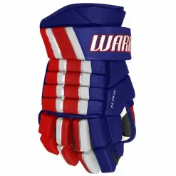 WARRIOR ALPHA FR PRO SENIOR HOCKEY GLOVES -Outlet Warrior Store WARRIOR ALPHA FR PRO SENIOR HOCKEY GLOVES ROYAL RED WHITE