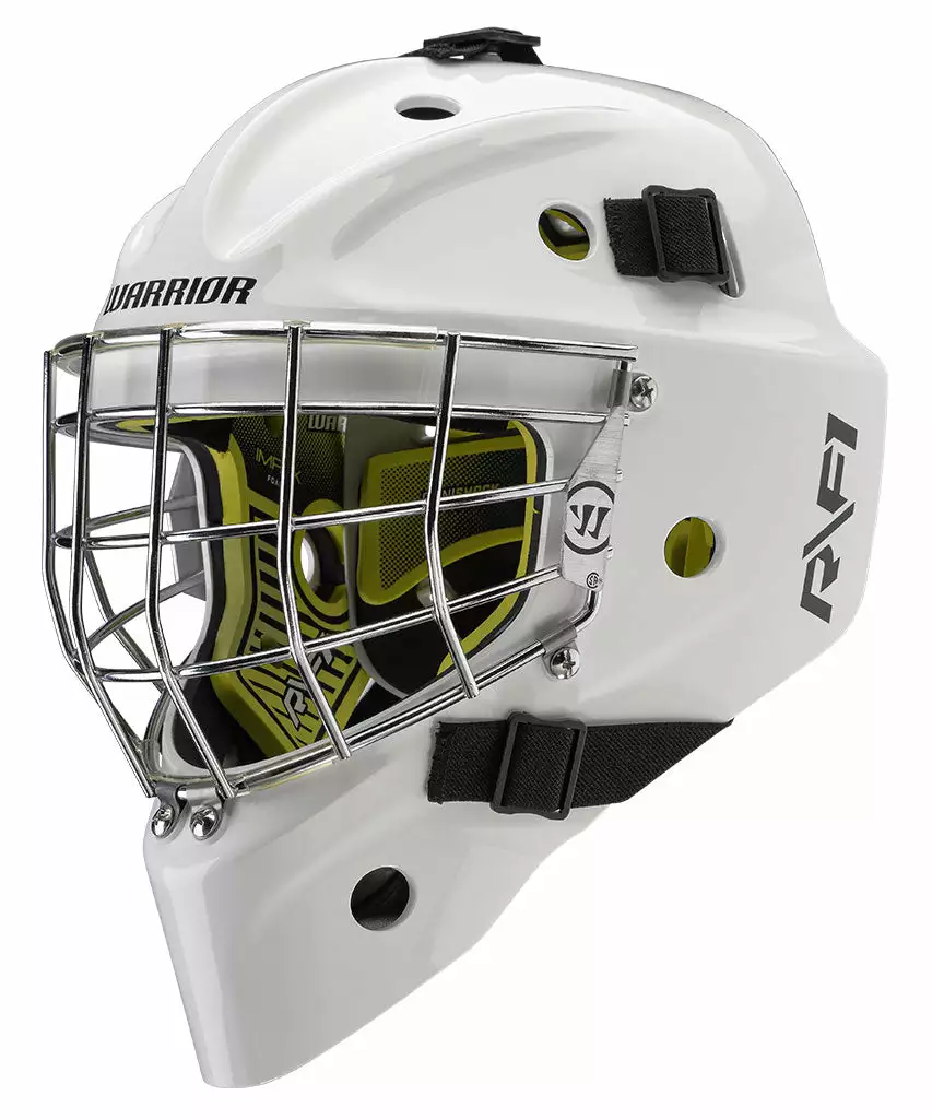 WARRIOR RITUAL R/F1 JUNIOR GOALIE MASK 1 WARRIOR RITUAL R/F1 JUNIOR GOALIE MASK