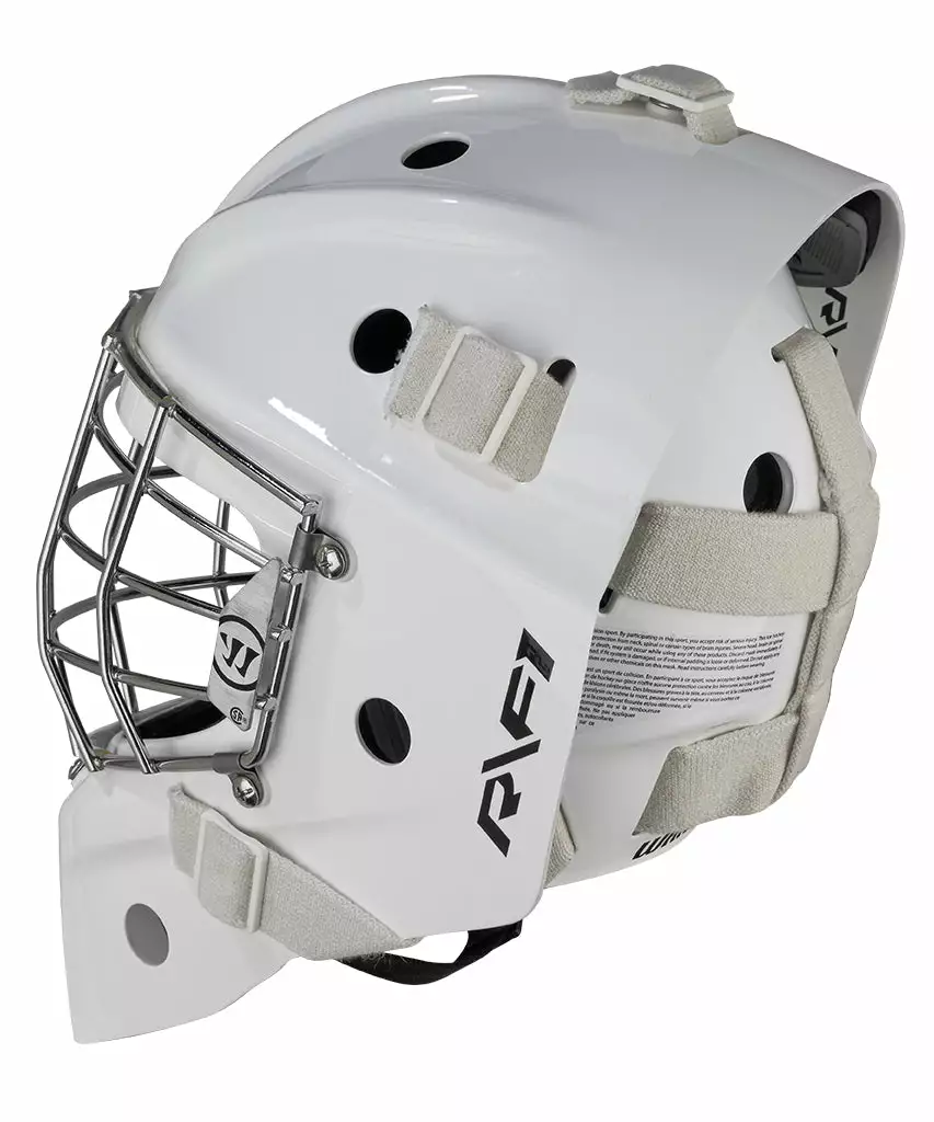 WARRIOR RITUAL R/F1+ SENIOR GOALIE MASK 5 WARRIOR RITUAL R/F1+ SENIOR GOALIE MASK - Image 5