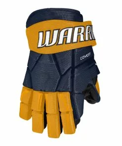 WARRIOR COVERT QRE 30 SENIOR HOCKEY GLOVES -Outlet Warrior Store Warrior Covert QRE30 Hockey Gloves Navy Gold 5a5a0a1f 8902 4cba be53 6919b2aa8397