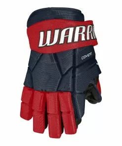 WARRIOR COVERT QRE 30 JUNIOR HOCKEY GLOVES -Outlet Warrior Store Warrior Covert QRE30 Hockey Gloves Navy Red