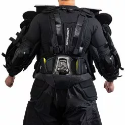WARRIOR RITUAL RX3 PRO+ SENIOR CHEST PROTECTOR -Outlet Warrior Store Warrior RX3 Pro Goalie Chest Protector Model Back