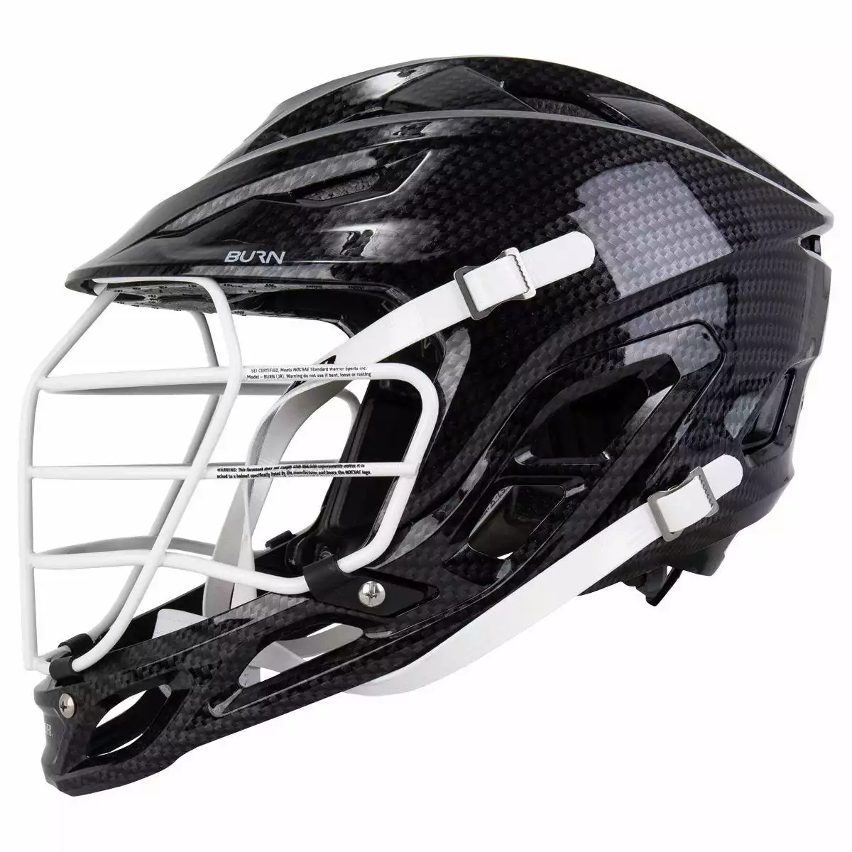 Warrior Burn Carbon Lacrosse Helmet 2 Warrior Burn Carbon Lacrosse Helmet - Image 2
